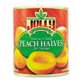 Jolly Yellow Cling Peach Halves in Syrup 825g