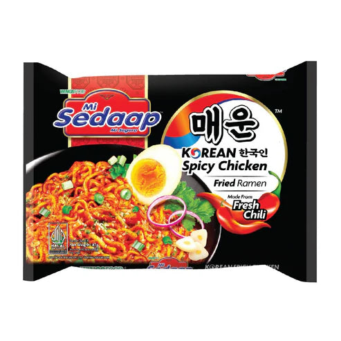 Mi Sedaap Korean Spicy Chicken Fried Ramen 87g