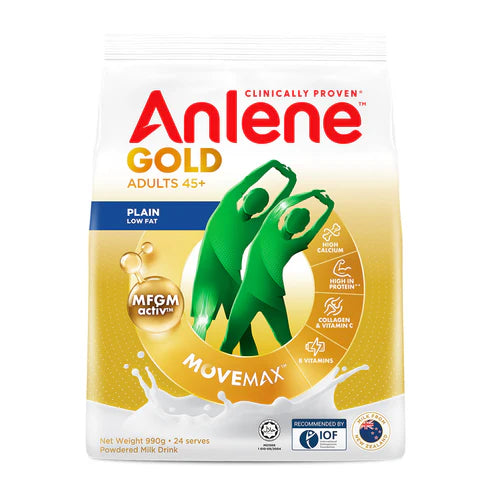 Anlene Gold Movemax Adults 45+ Powdered Milk Drink Plain 300g