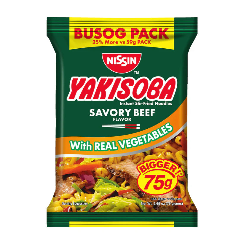Nissin Yakisoba Instant Noodles Pancit