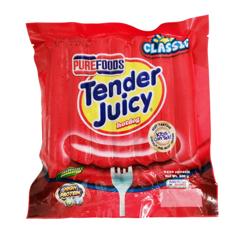 Purefoods Tender Juicy Hotdog Classic | 230g
