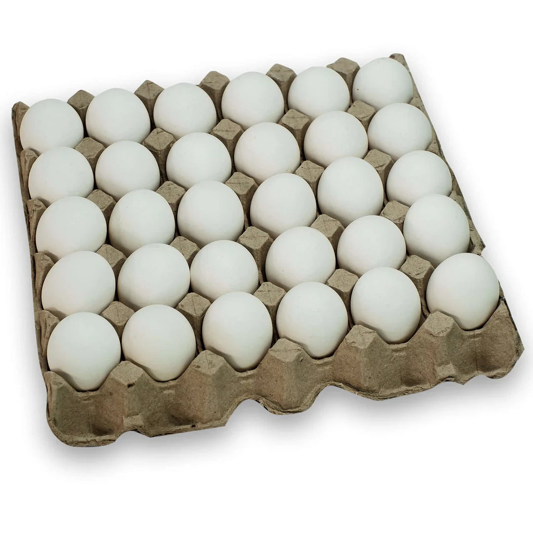White Eggs Small - 30pcs (tray)